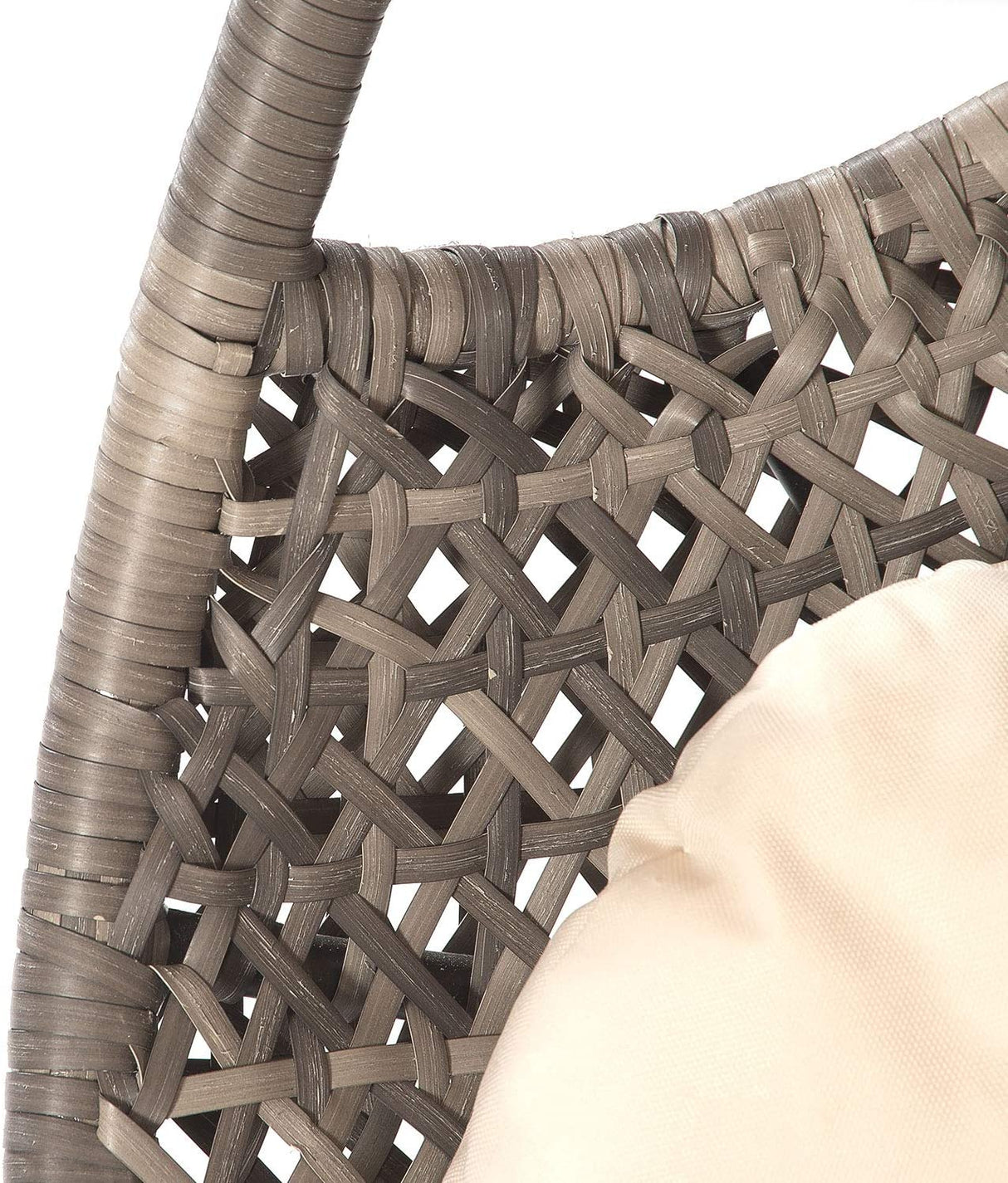 Triple Hanging Cocoon Egg Chair - Cream Cushions