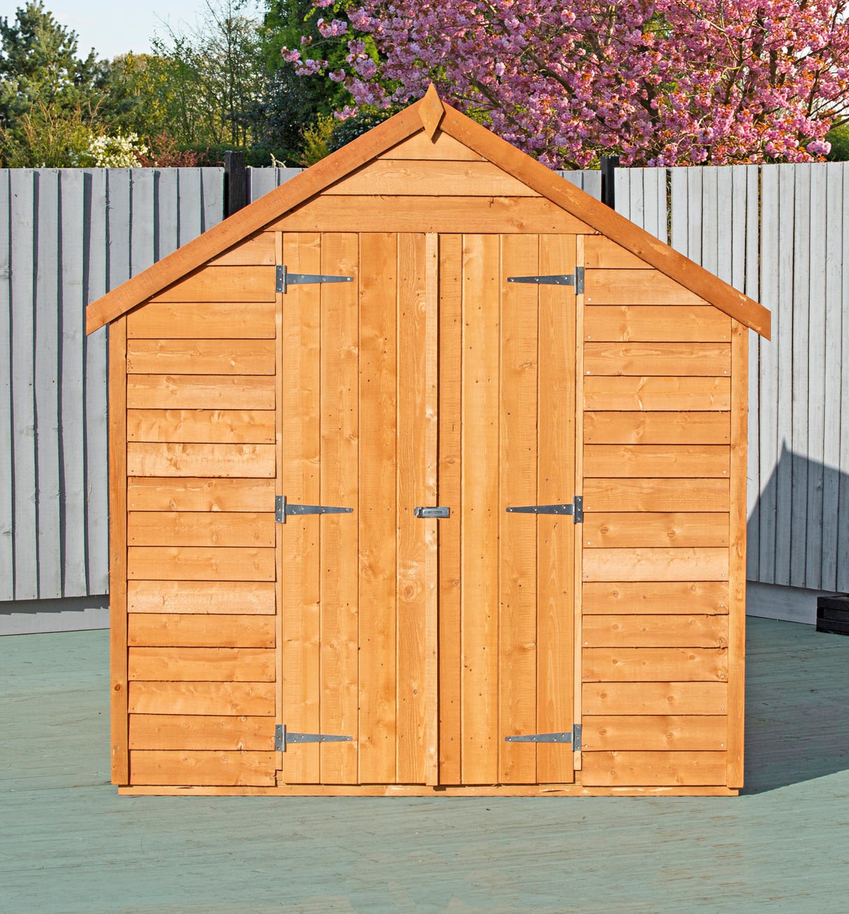 Garden Value Overlap 8 x 6 Double Door Shed