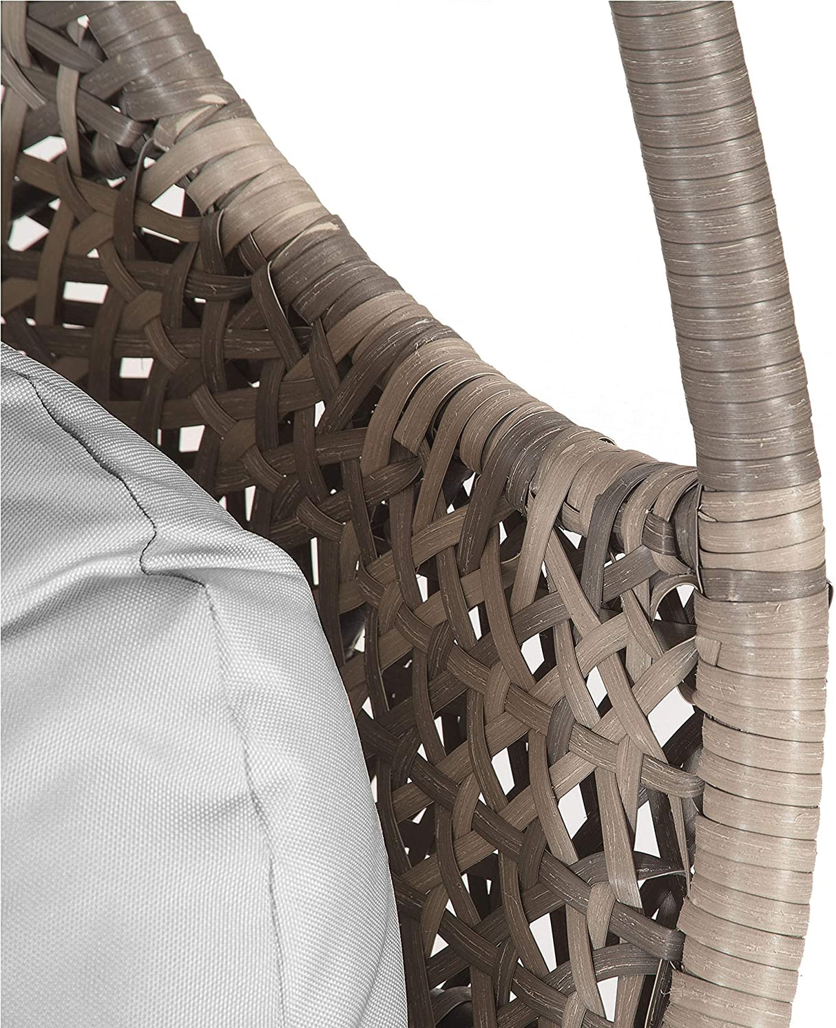 Triple Hanging Cocoon Egg Chair - Grey Cushions