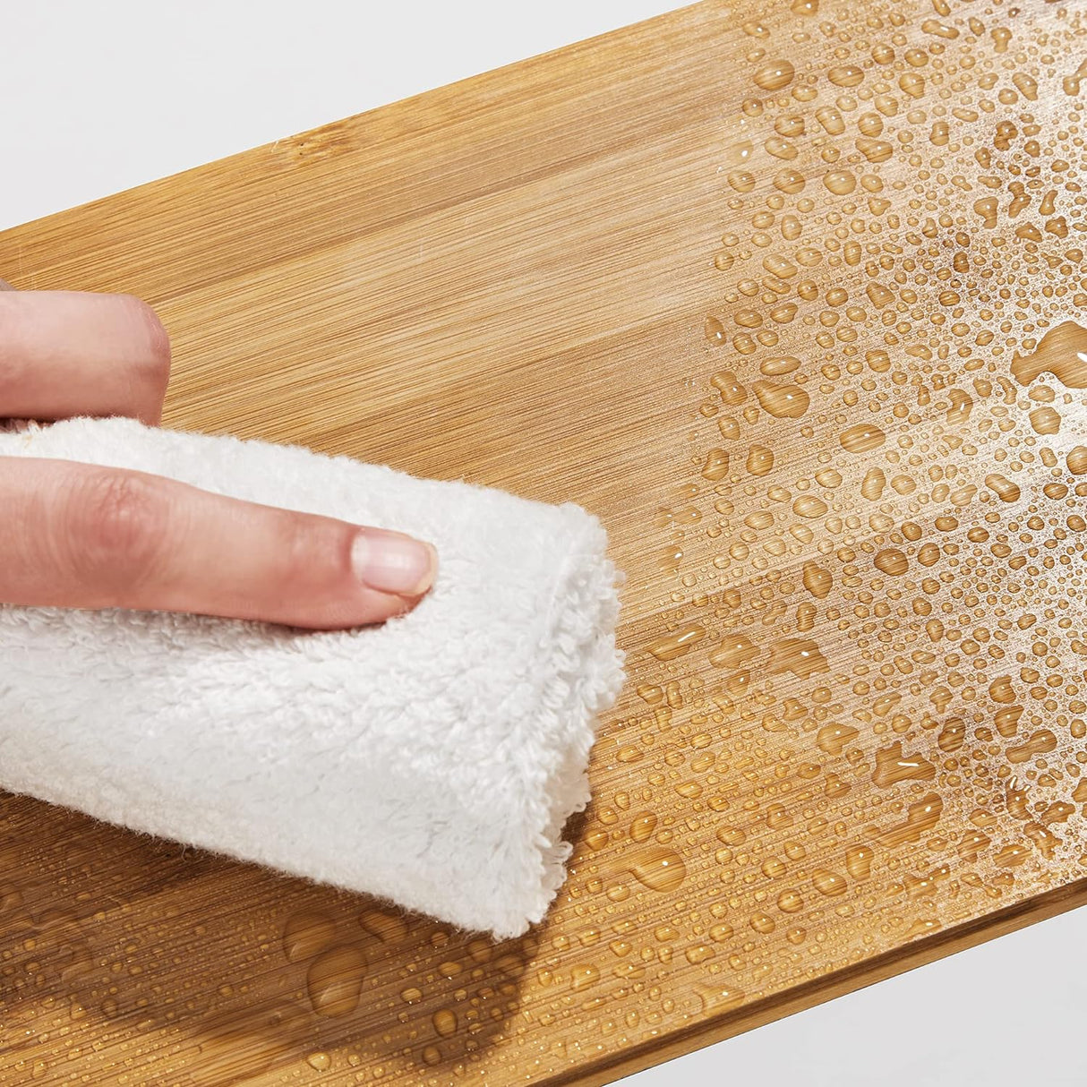 Black and Natural Storage Shelves Set of 2