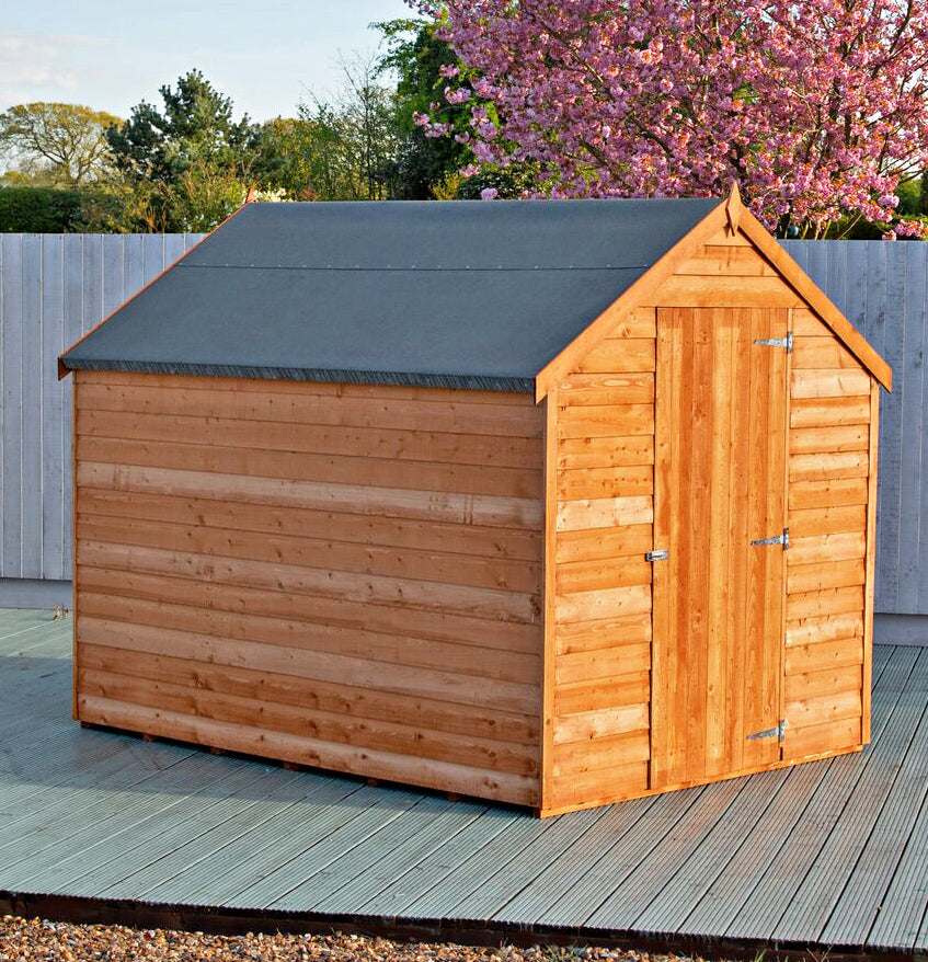 Garden Value Overlap 8 x 6 Shed with Window