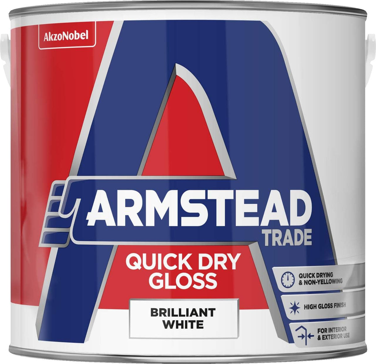 Armstead Trade Quick Dry Gloss Brilliant White - 2.5L