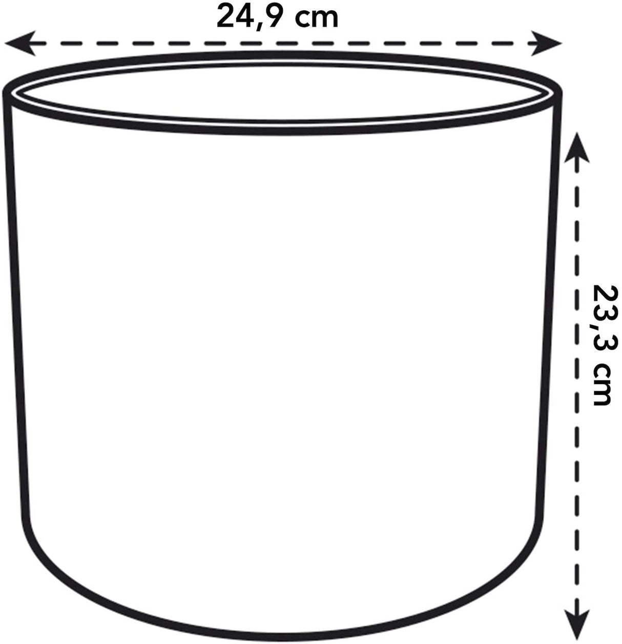 B.for Soft Round 25cm - Anthracite