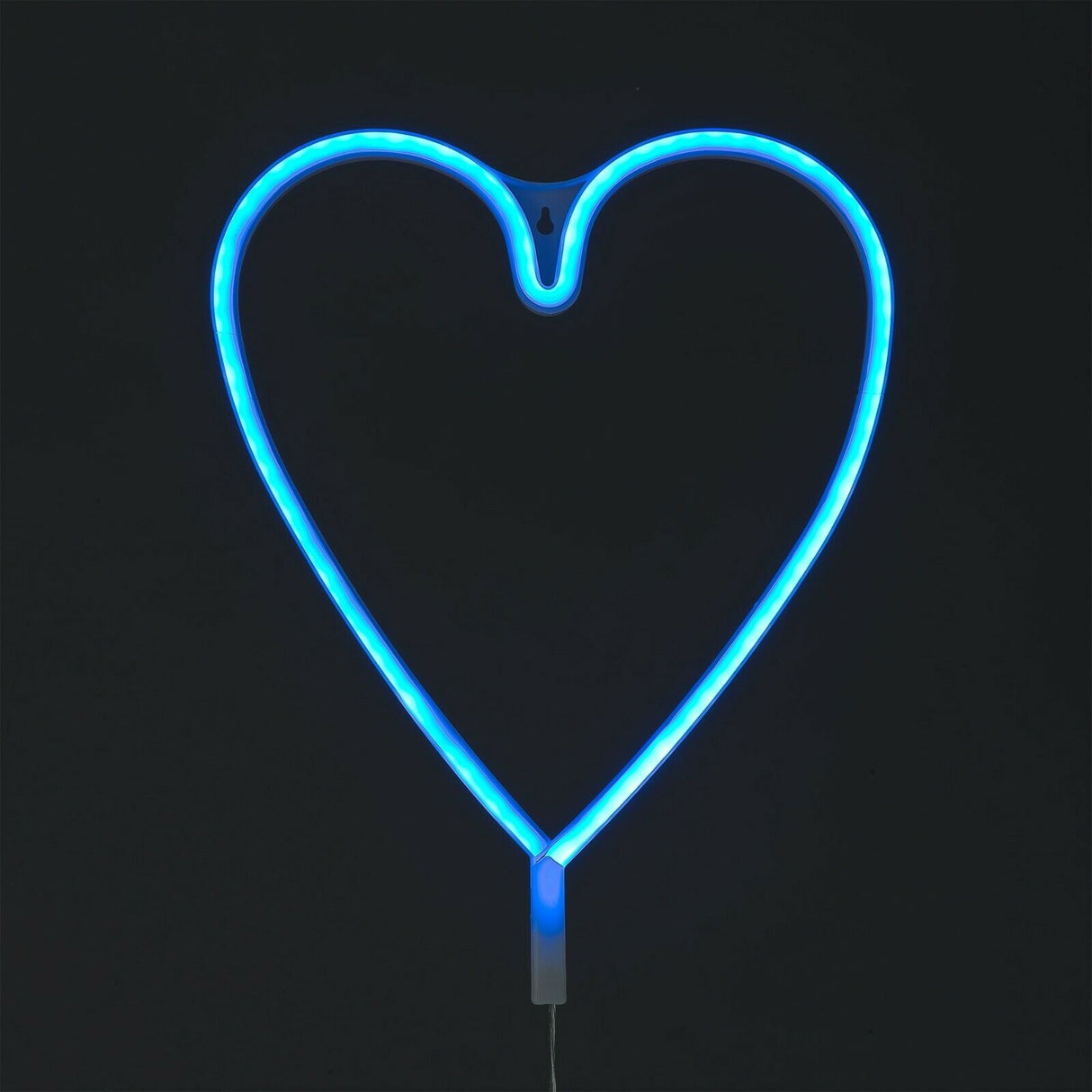 'Heart' LED Rope Light - Blue