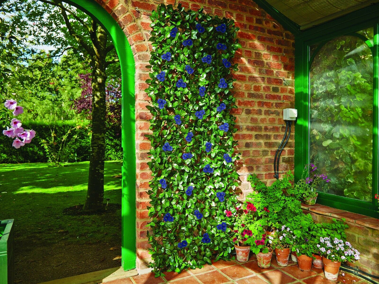 Wonderwal Trellis - Blue Ipomoea 1.2m x 1.8m