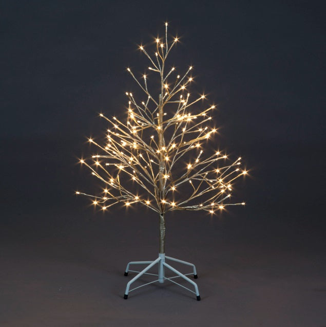 90cm Champagne Tree with 152 Warm White LEDs