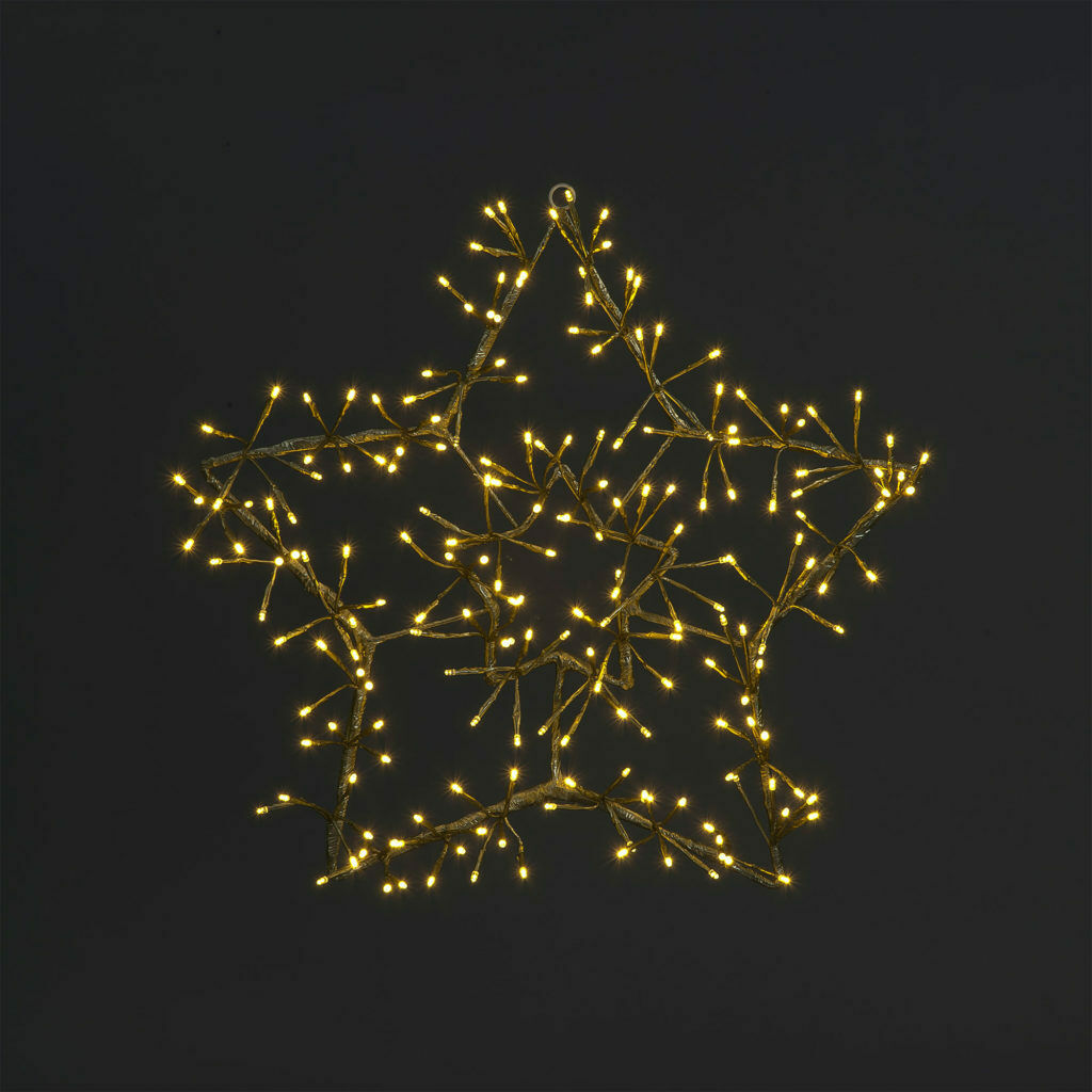 60cm LED Star Silhouette Light - Gold