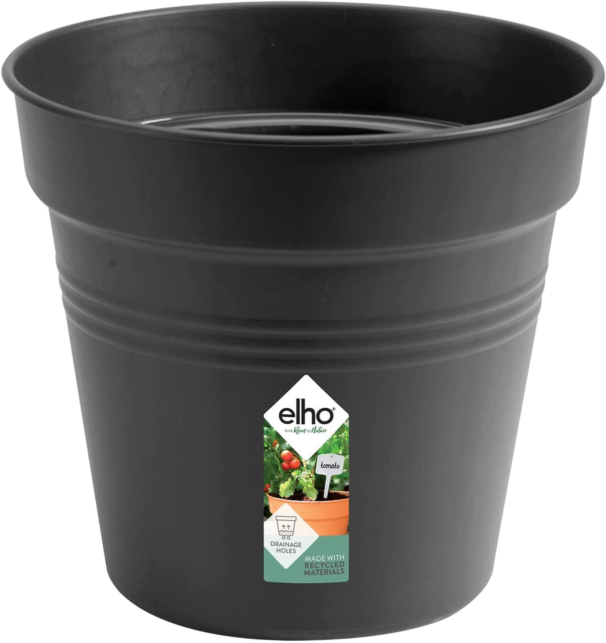 Green Basics Grow Pot 35cm - Living Black