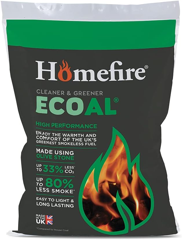 Homefire Ecoal Long Lasting Smokeless Fuel, 10kg