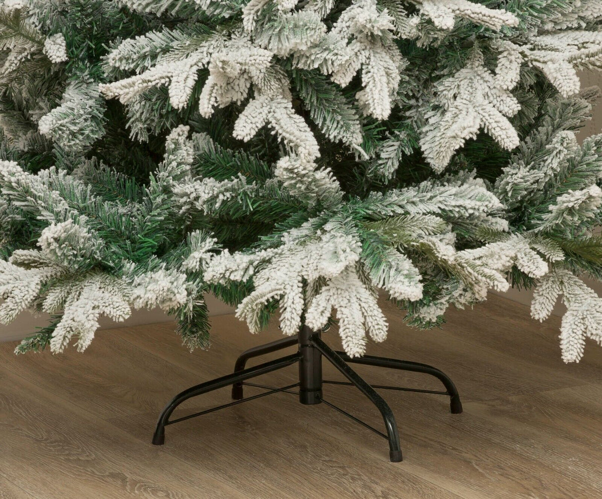 Lapland Fir Snow Flocked Christmas Tree - 6ft/180cm
