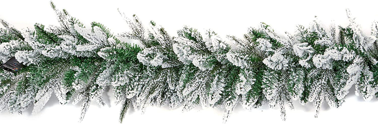 Lapland 2m Snow Flocked Garland