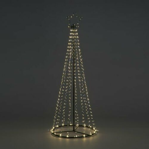 2.5m Maypole LED Tree - Warm White with Flashing Bulbs