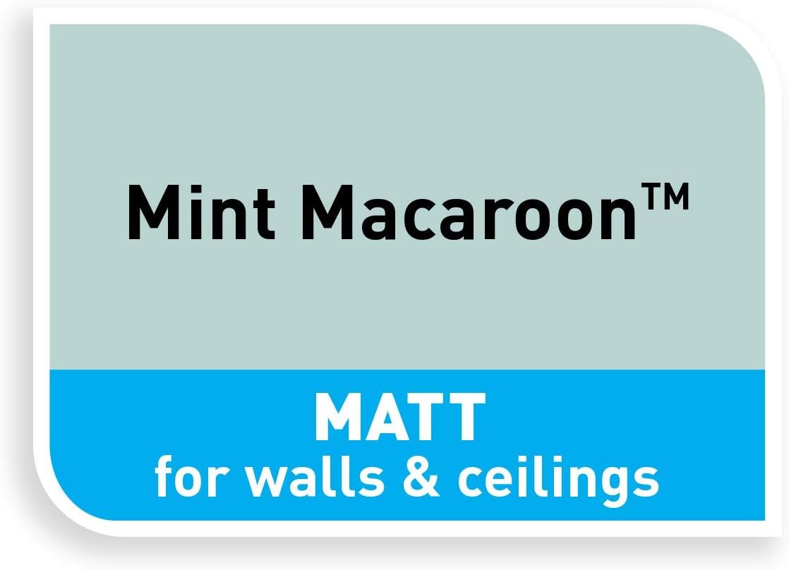 Dulux Matt Emulsion Paint For Walls And Ceilings - Mint Macaroon 2.5L
