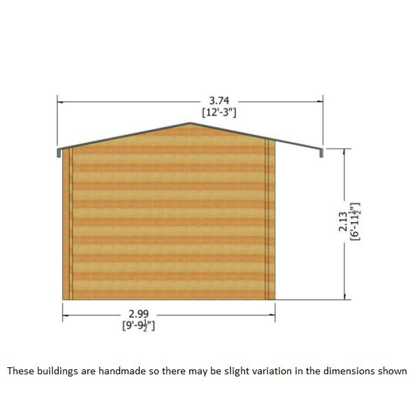 Shire Marlborough 10x12 28mm Log Cabin