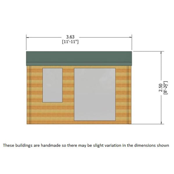 Shire Marlborough 10x12 28mm Log Cabin