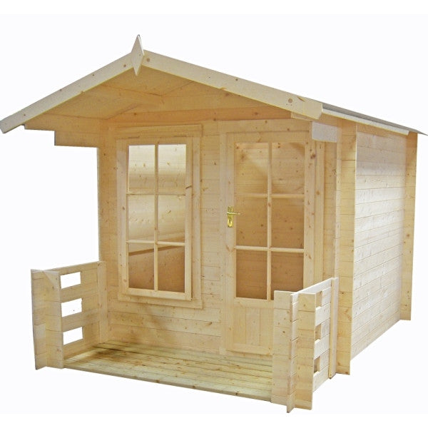 Shire Maulden 8x8 19mm Log Cabin with Veranda