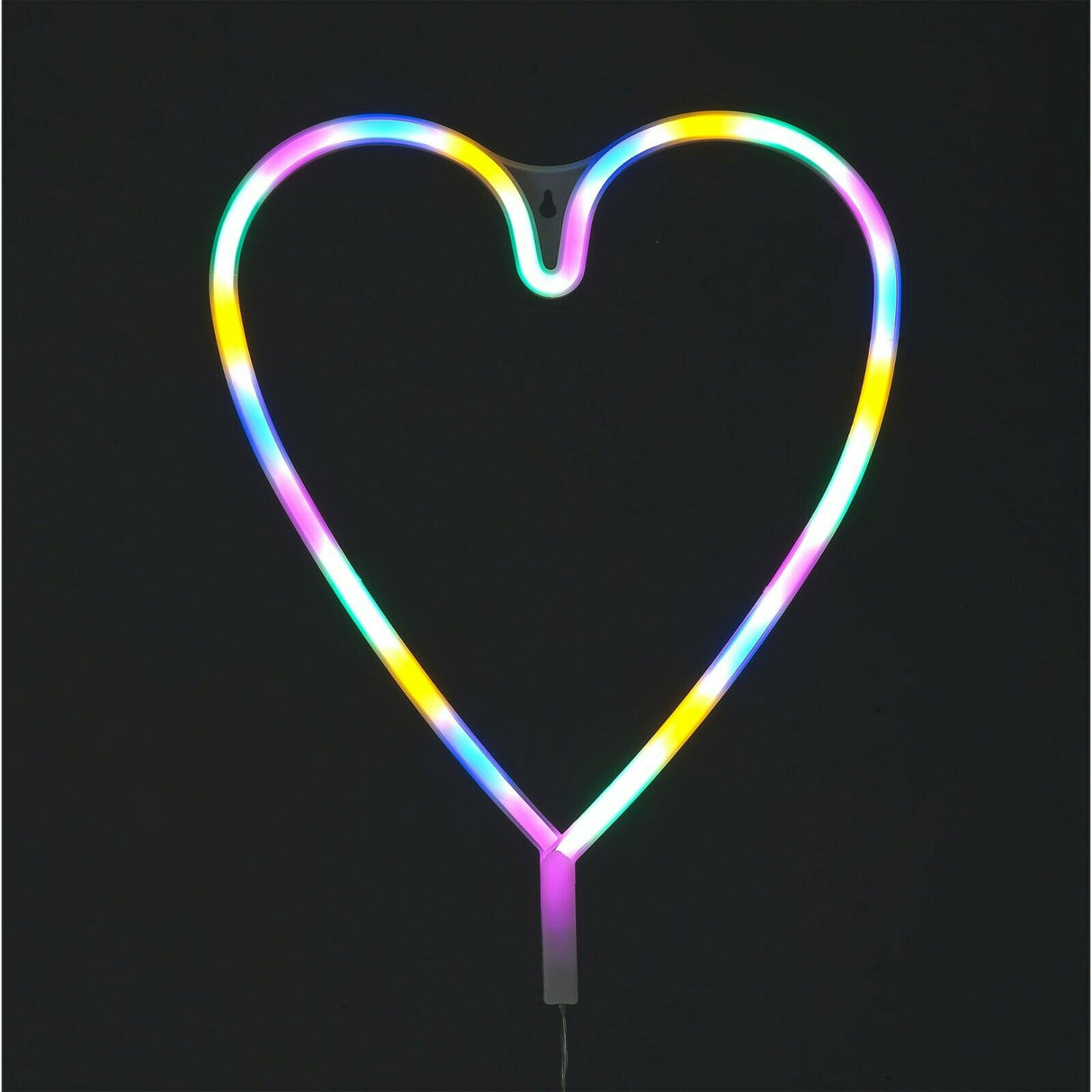 'Heart' LED Rope Light - Multicoloured