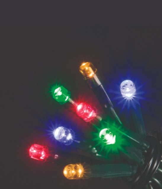 600 LED String/Fairy Christmas Tree Lights  - Multi-Coloured