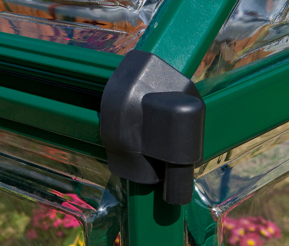 Harmony 6' x 14' Greenhouse - Green Frame & Clear Polycarbonate Panels