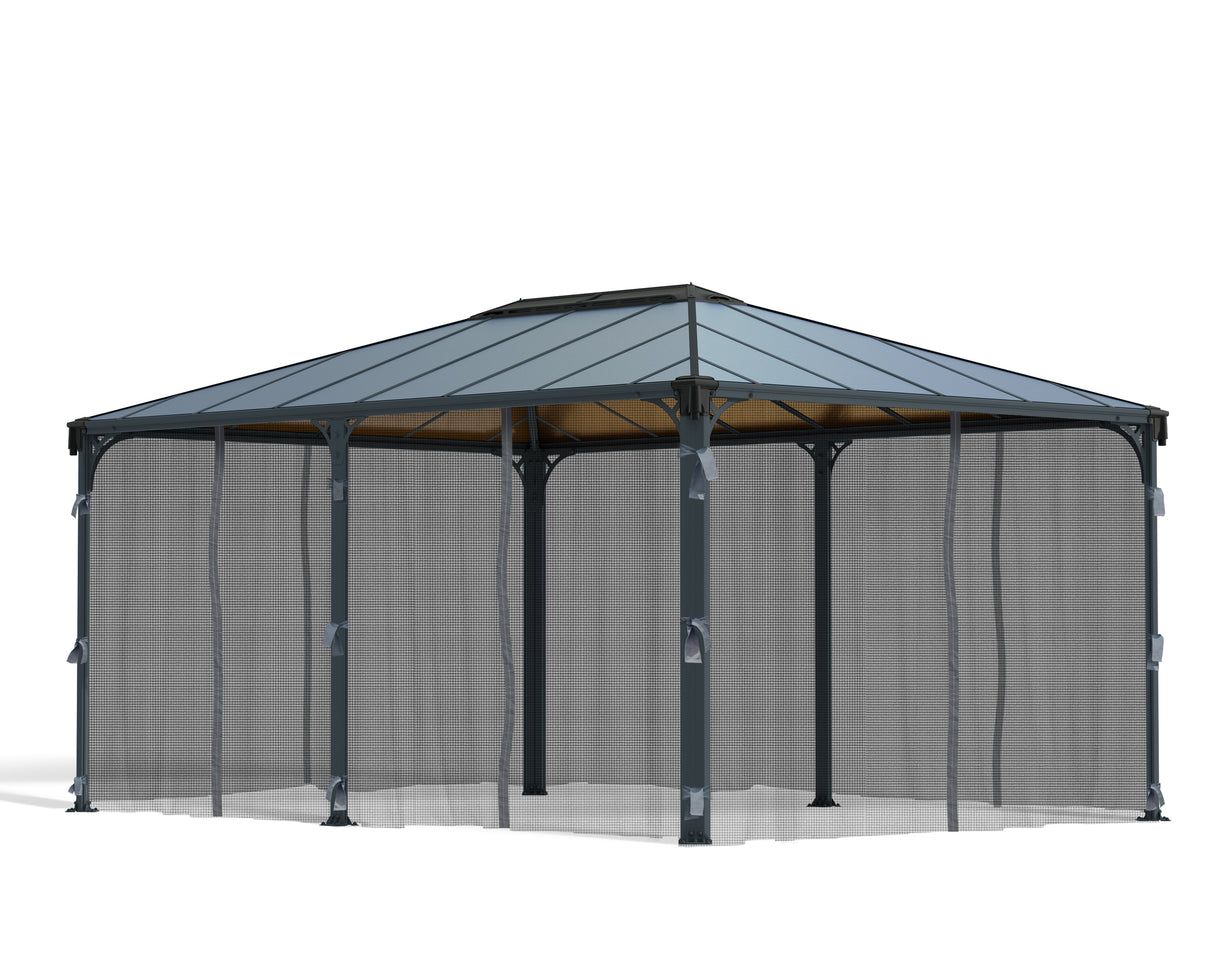 Martinique 5000 + Milano 4300 Gazebo Netting Set