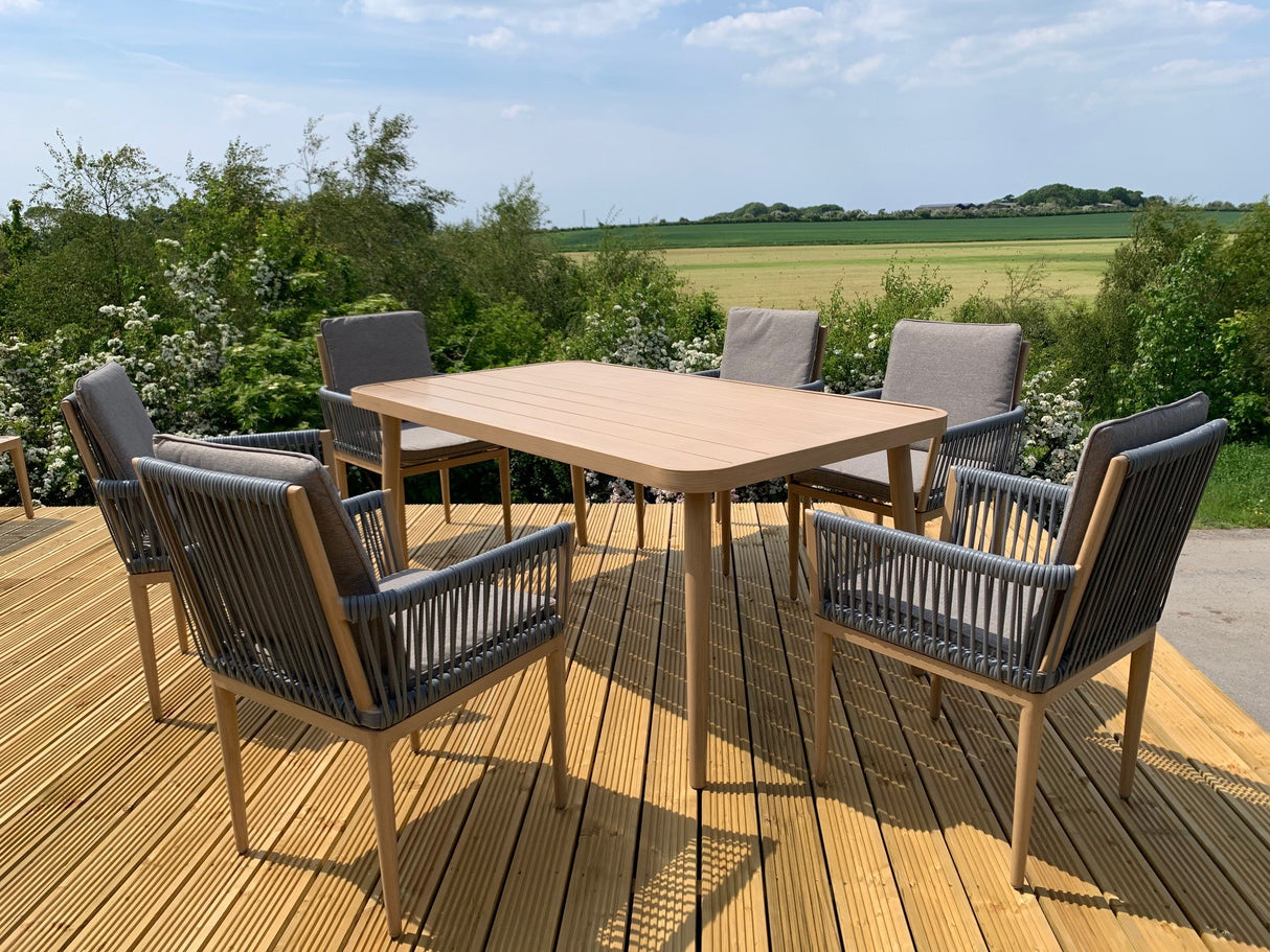 Pascal 6 Seat Rectangular Dining Set