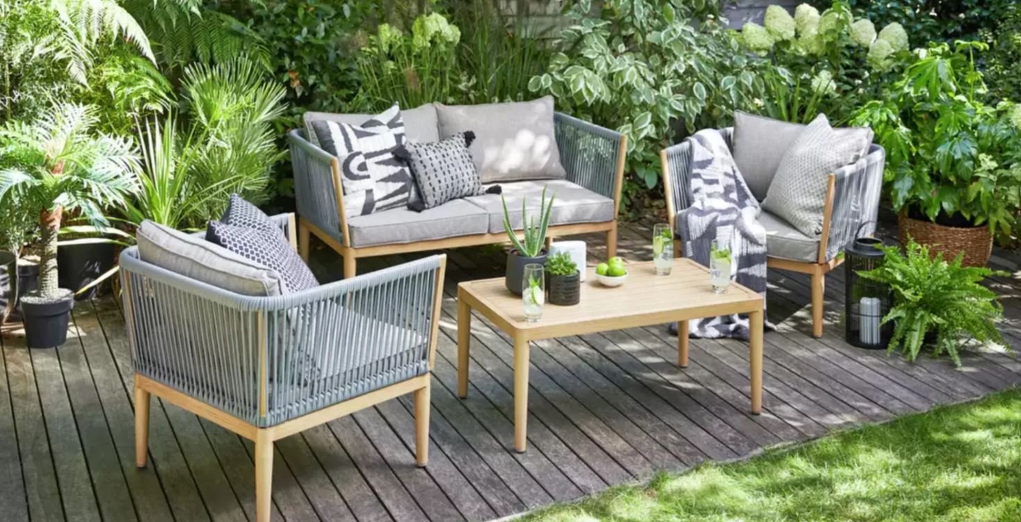 Pascal 4 Seat Sofa Set Garden Store Direct