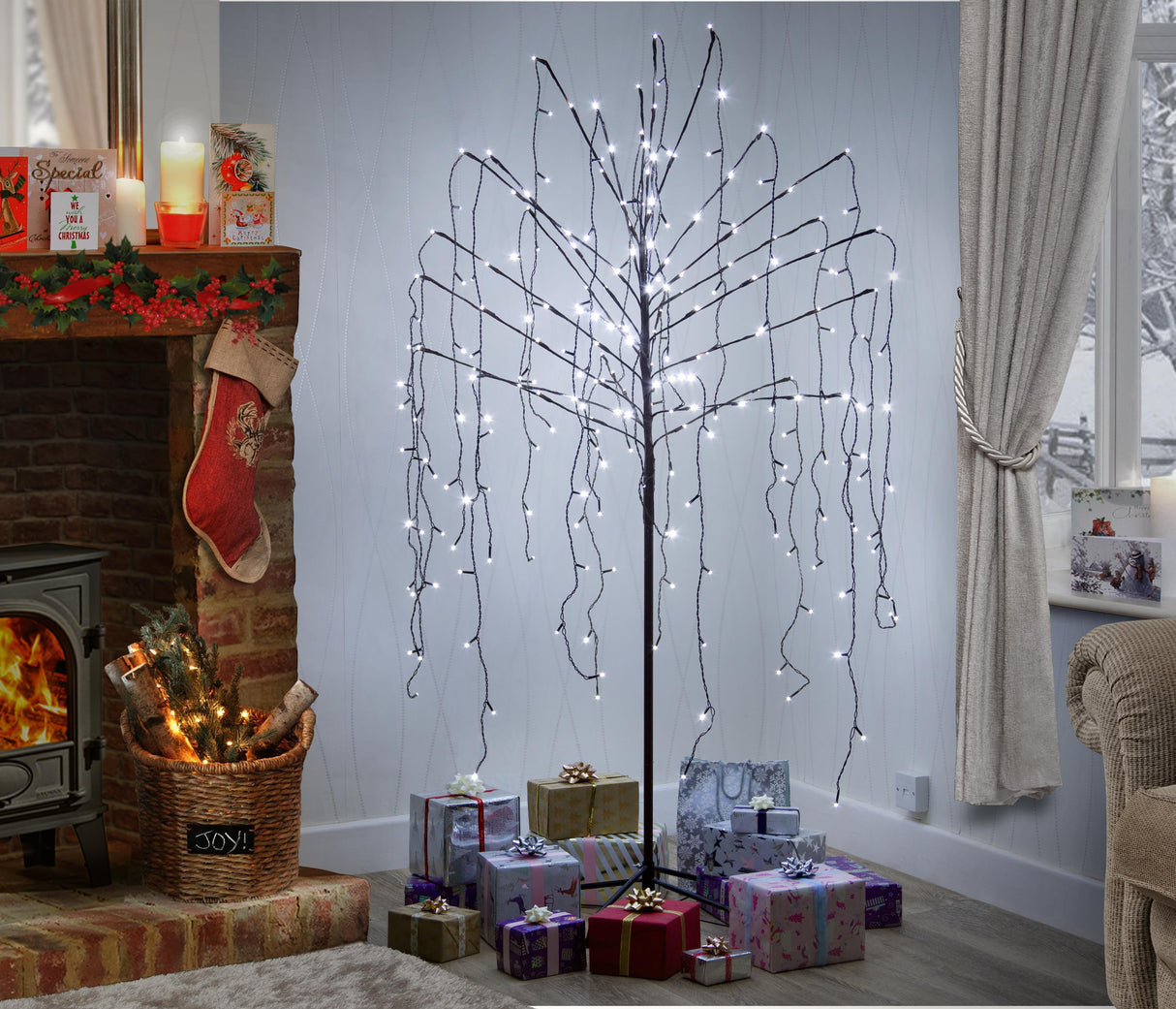 1.5m Weeping Willow Tree with 240 Warm White LEDs