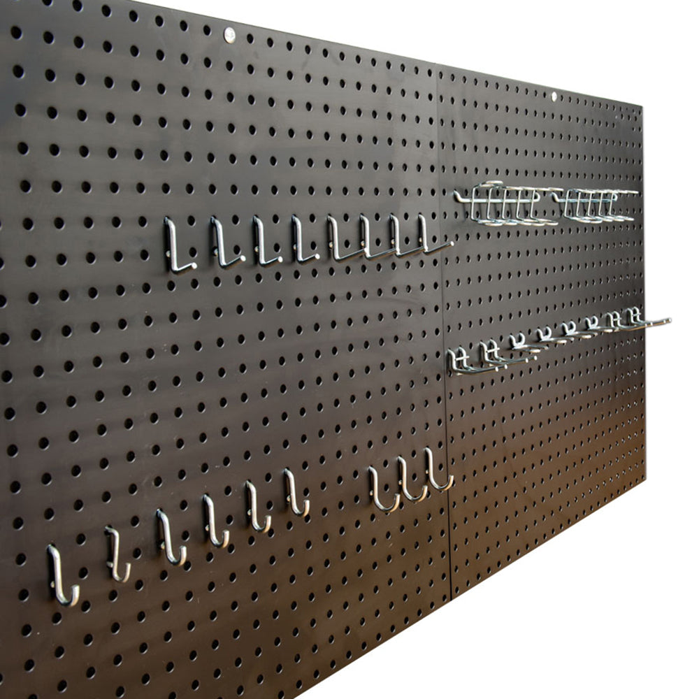 6 Piece Mid-Size Garage Storage System - Wood