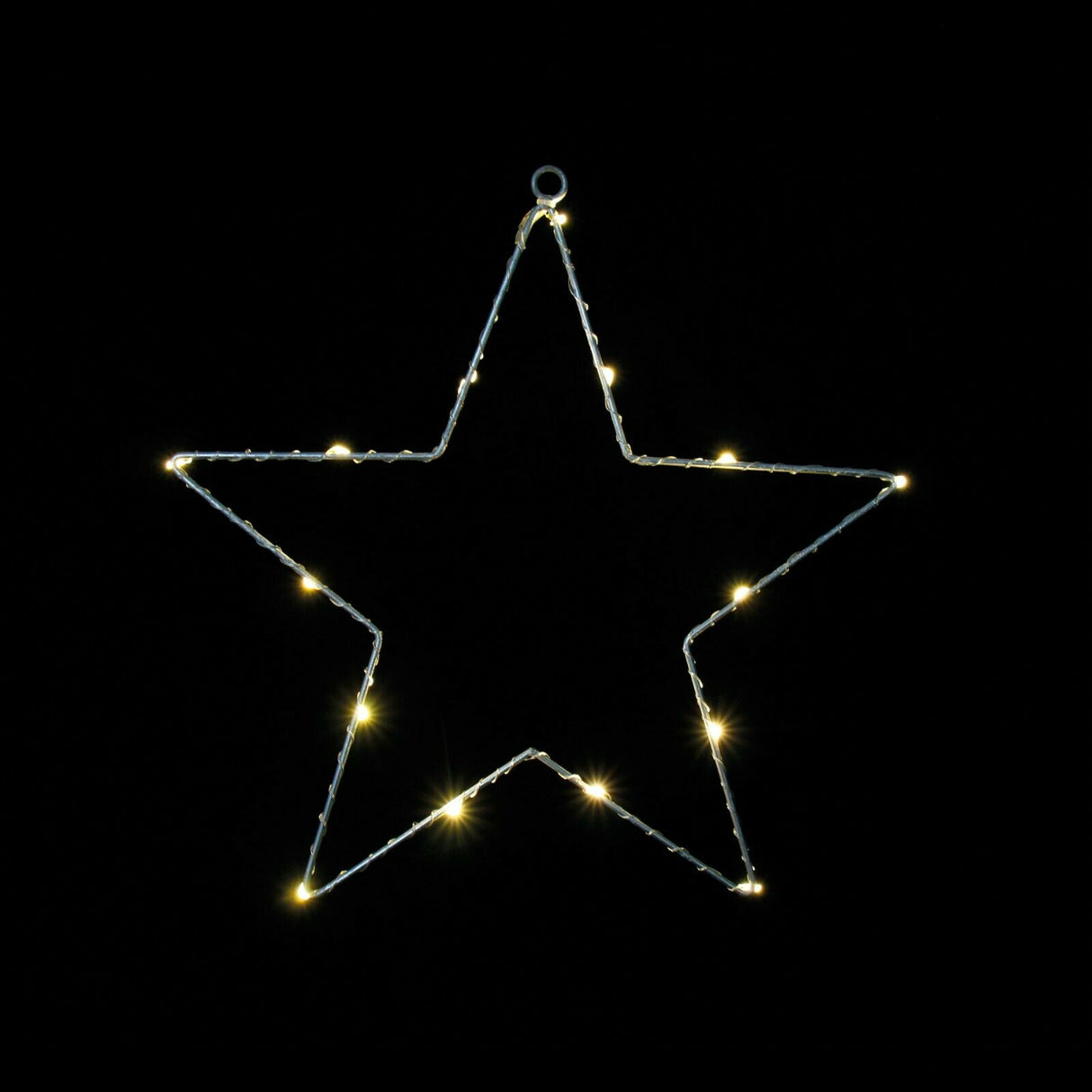 30cm Battery Operated LED Star Silhouette