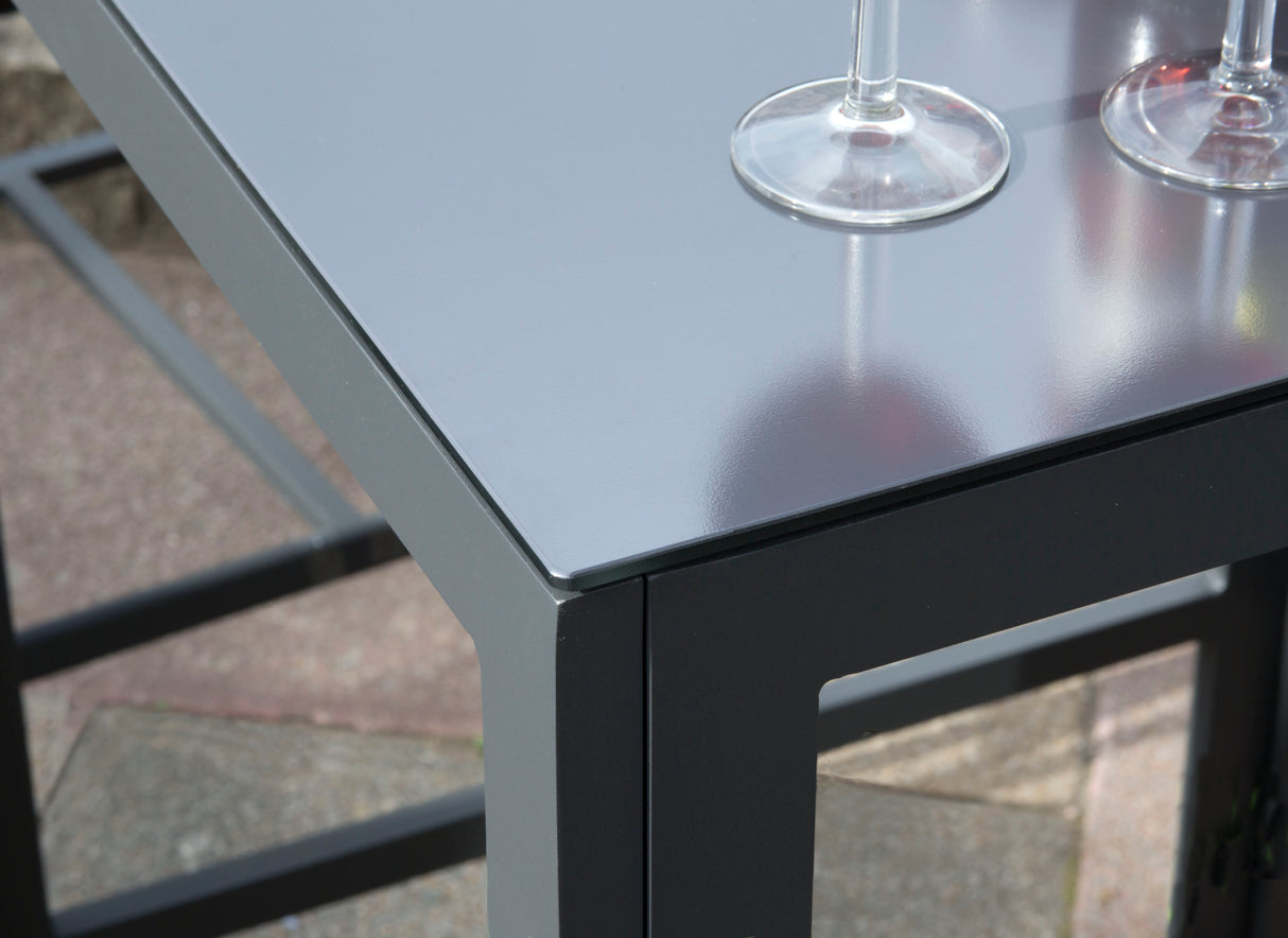 Sydney Aluminium 4 Seat Square Bar Set