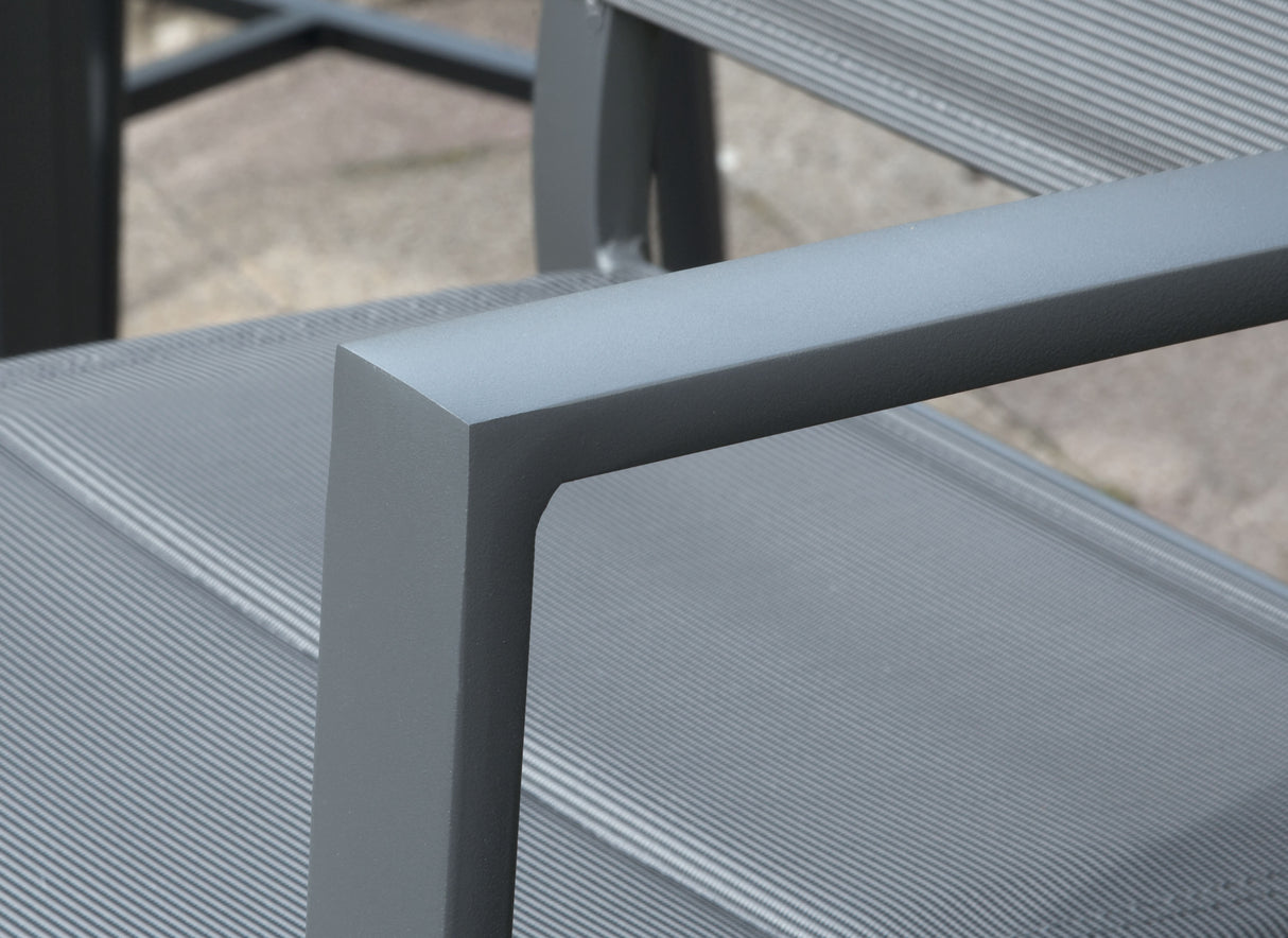 Sydney Aluminium 4 Seat Square Bar Set