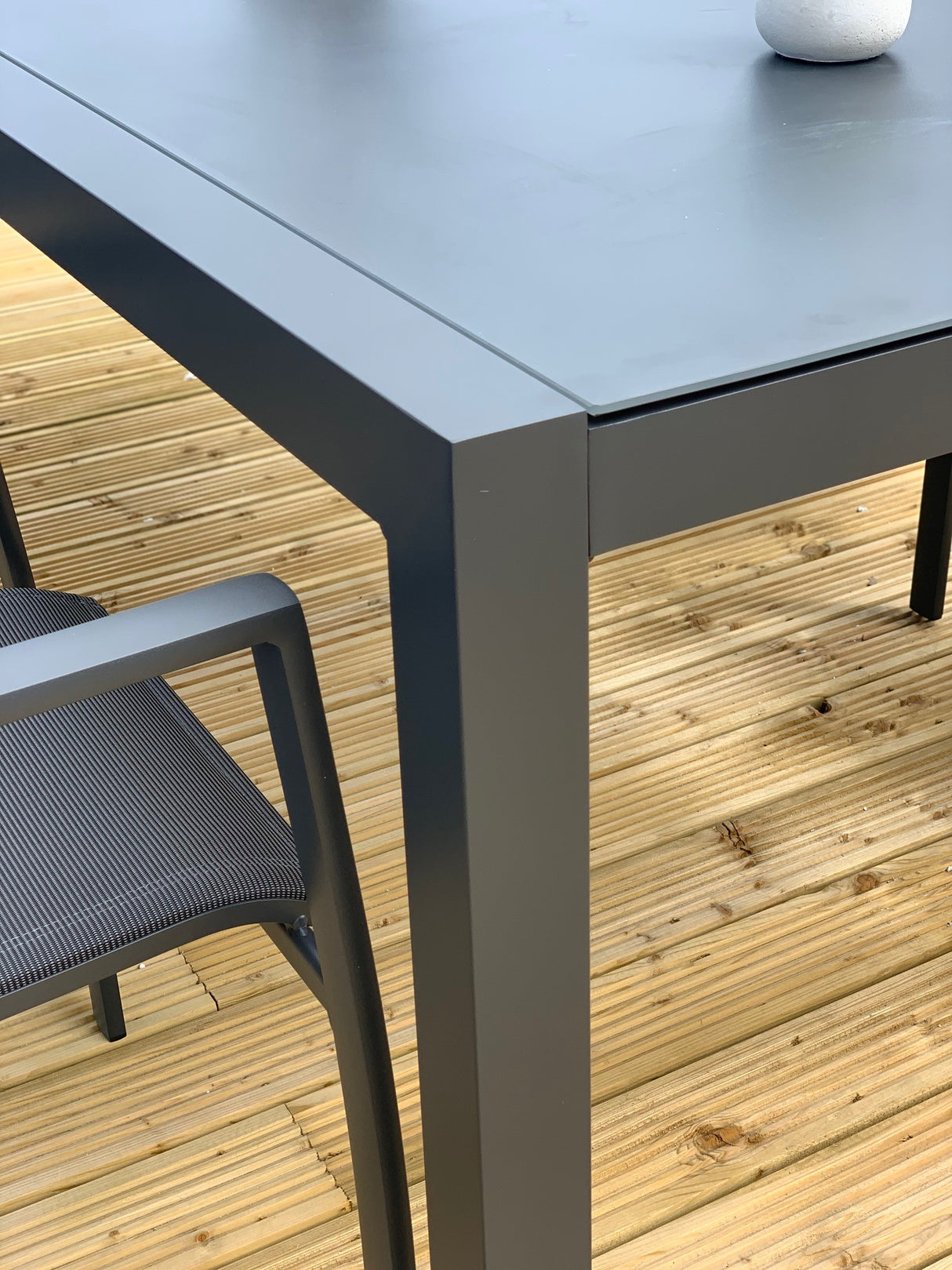 Sydney Aluminium 4 Seat Square Dining Set