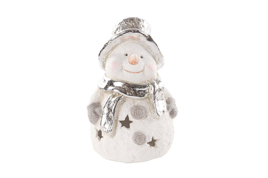 Christmas Snowman Tealight Holder 15.2cm