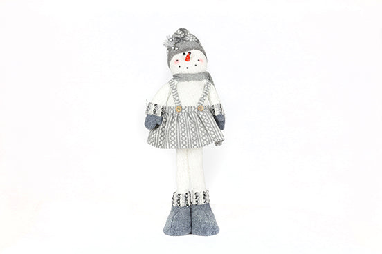 67cm Standing Snowlady Christmas Decoration
