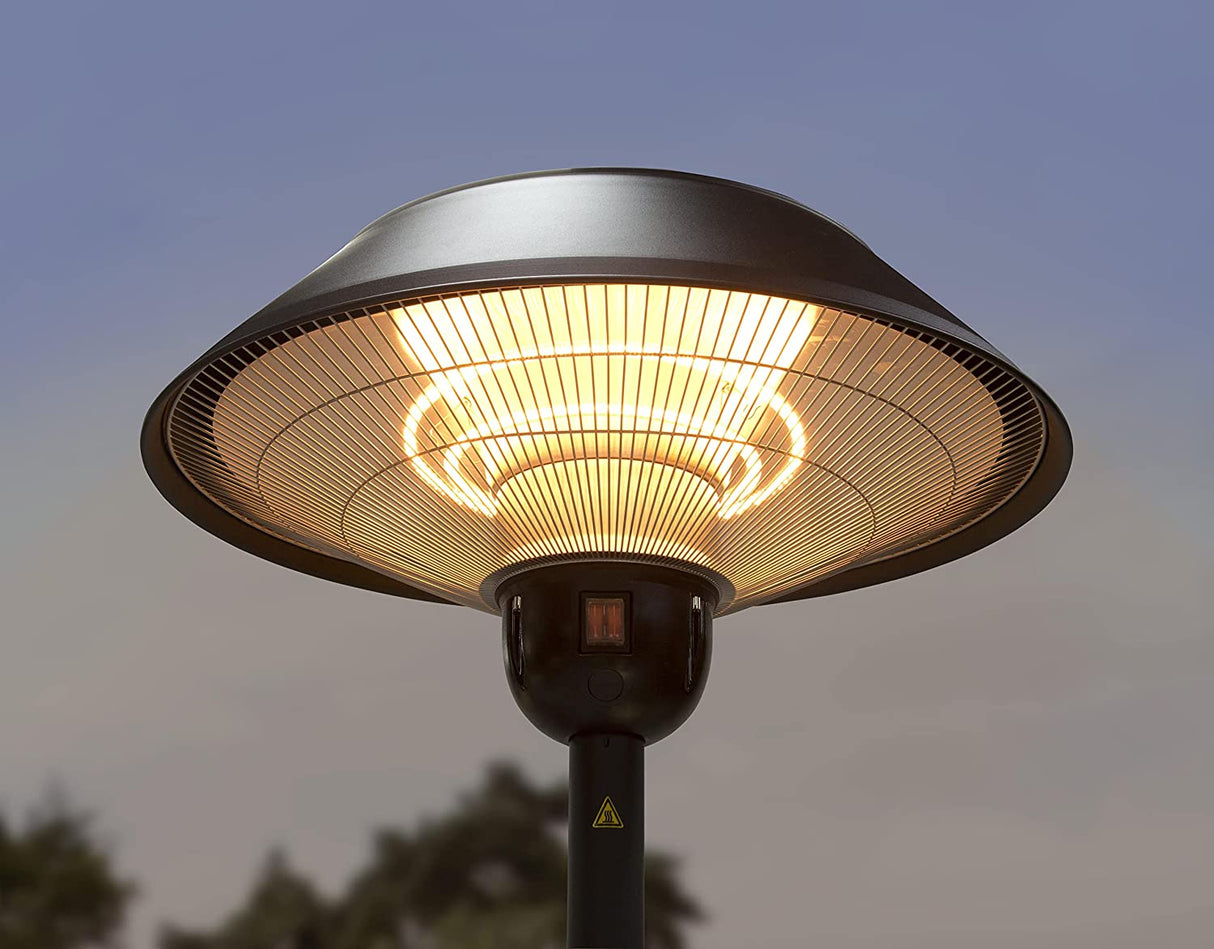 Freestanding Electric Patio Heater - 205cm Tall