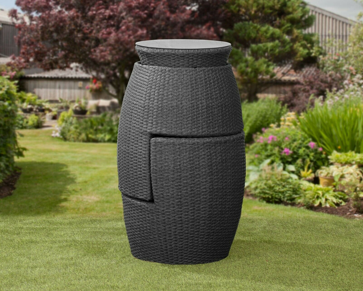 Canberra Bottle Bistro Set - Black