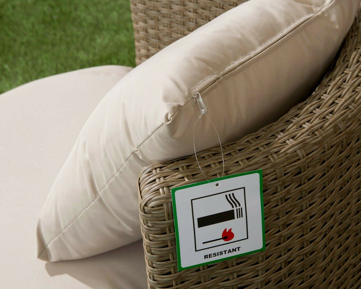 Canberra Bottle Bistro Set - Brown/Natural