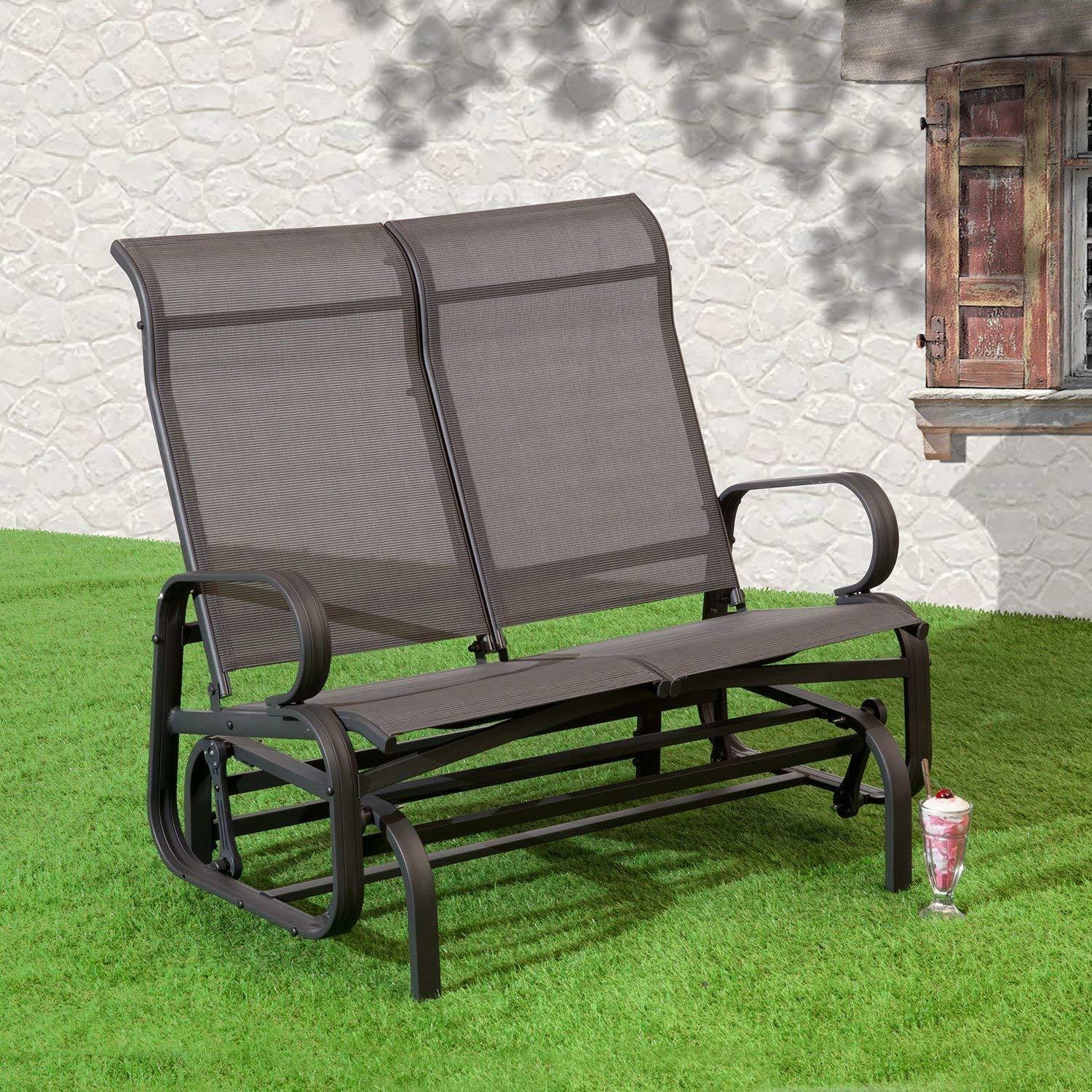 Havana Twin Glider Rocking Chair Charcoal Garden Store Direct