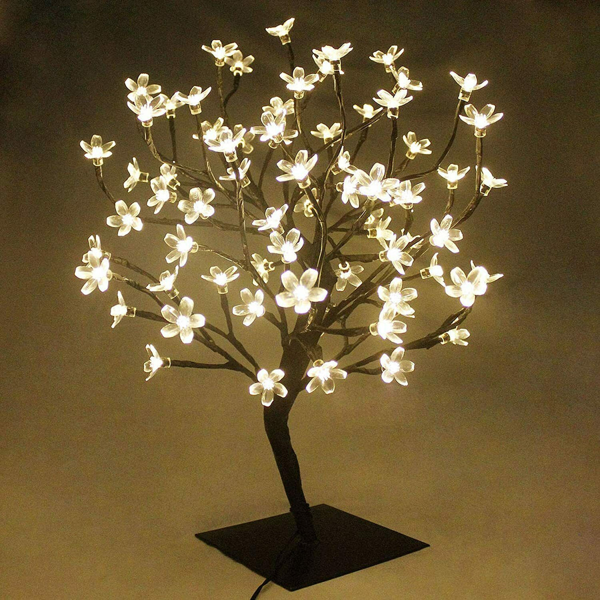 45cm Cherry Blossom Twig Tree with 40 Warm White LEDs