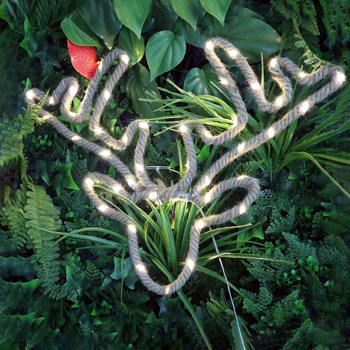 Deer Hemp LED Rope Light Silhouette