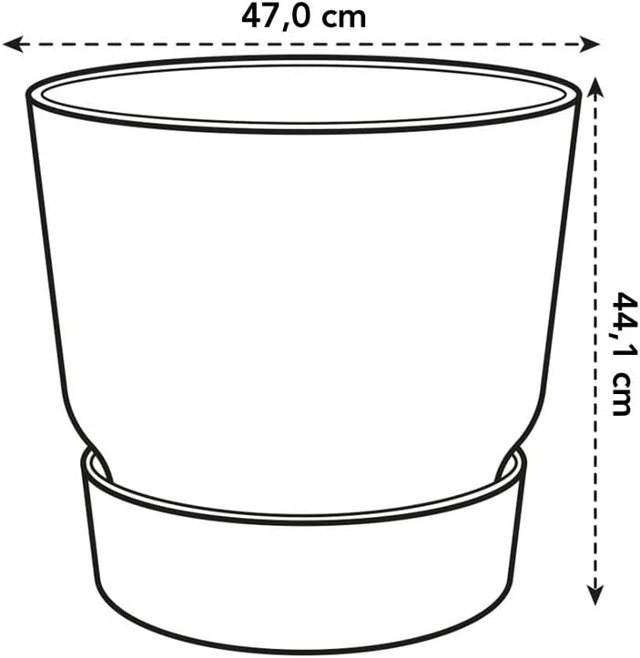 Greenville Round 47cm - Living Concrete