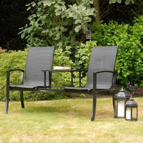 Havana Duo Seat Charcoal Garden Store Direct