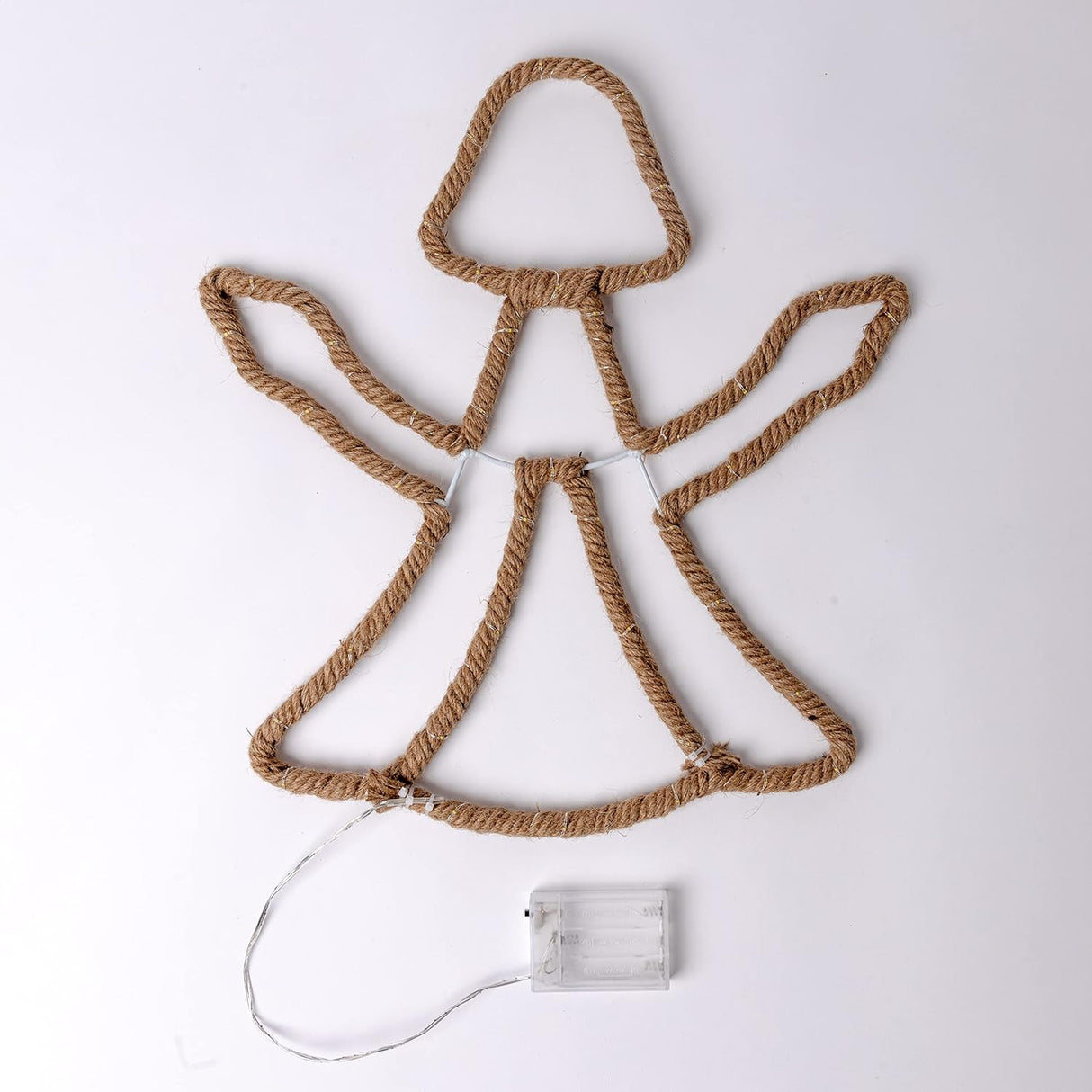 Christmas Angel Silhouette LED Hemp Rope Light