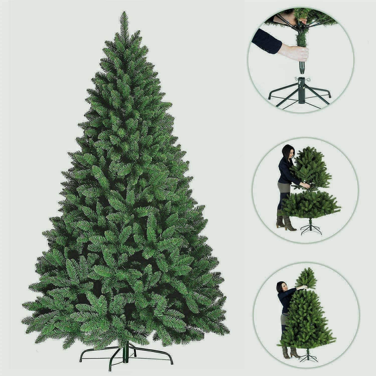 Imperial Pine Traditional Green Christmas Tree - 5ft/150cm