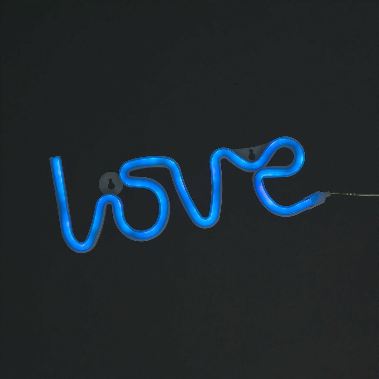 'Love' LED Rope Light - Blue