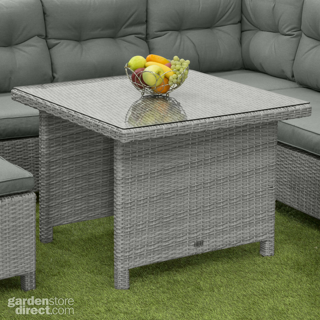 Sarasota Mini Modular Corner Dining Set - Grey
