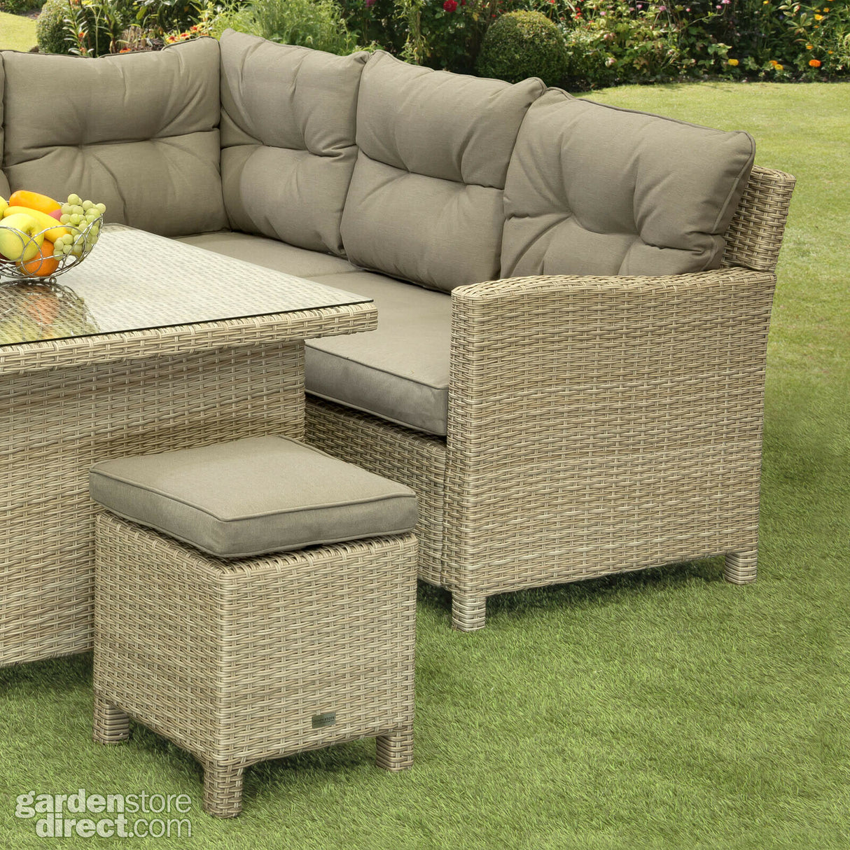 Sarasota Mini Modular Corner Dining Set - Natural