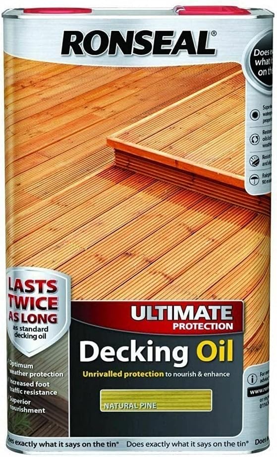 Ronseal Ultimate Decking Oil Natural Pine 5L