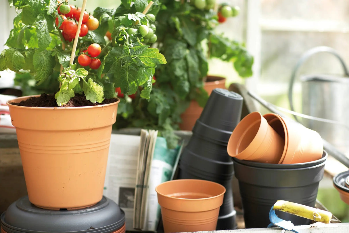 Green Basics Growpot 40cm - Mild Terracotta
