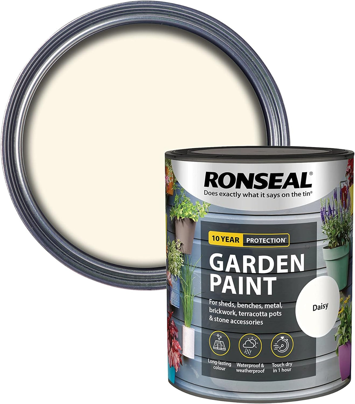Ronseal Garden Paint Daisy 750ml